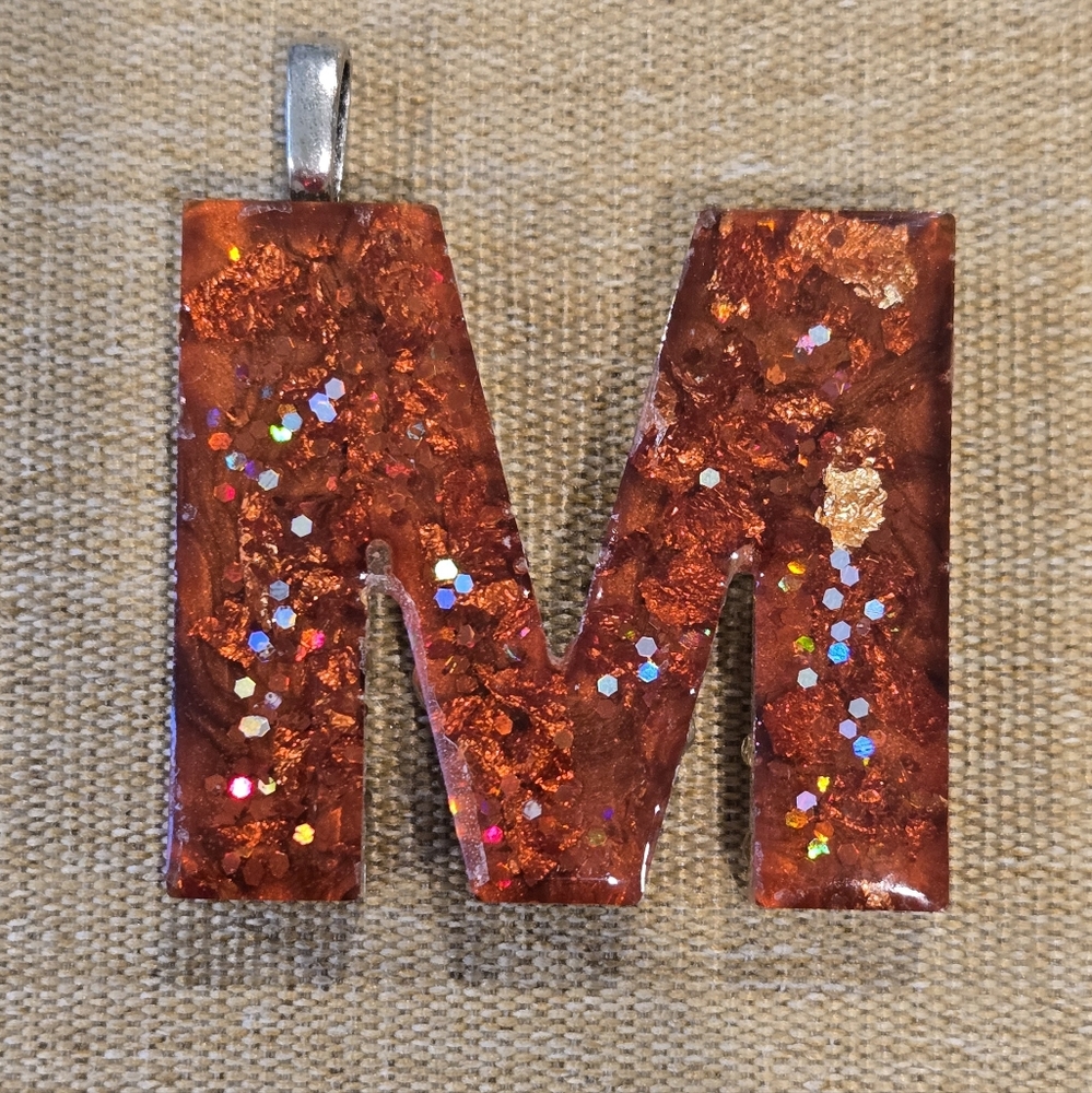 Initial M Charm ▪︎ Handmade